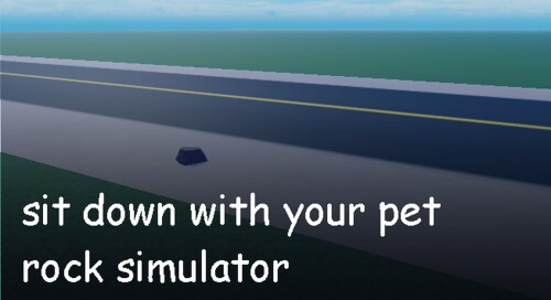 sit with your pet rock simulator