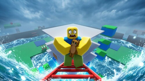 Survive RISING WATER for brainrots (👾)