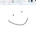 Face funny drawing