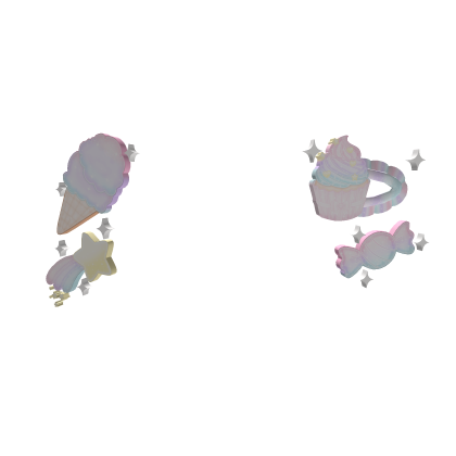 ♡ ๑︵ sweet candy hairclips  Roblox item