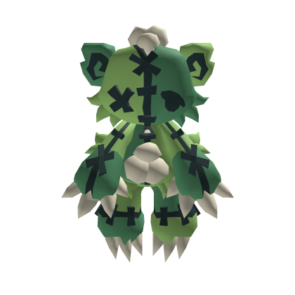 Haunted teddy (green) Roblox item
