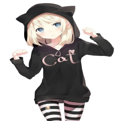 Cute Cat Anime Girl Roblox decal