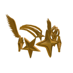 Gold  Phoenix Star Crown