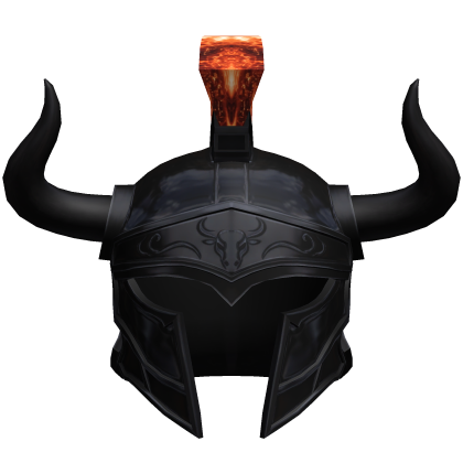 Minotaur Helmet with Flames