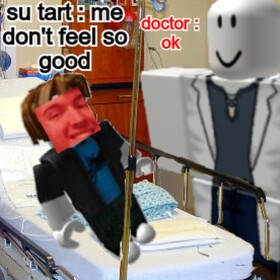 su tart gets the BIG sick