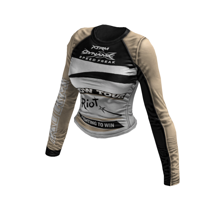 Graffiti Hashiriya Streetracer Top (Cream)