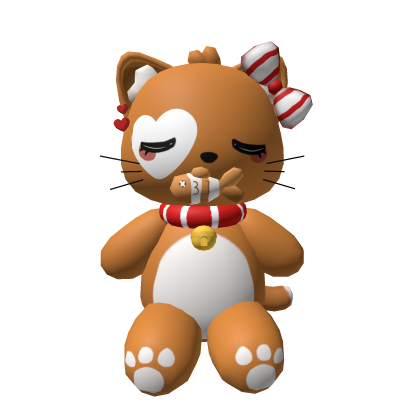 ꒰♡ CutiePlush Kitty Hair Cupid Love [Red] ♡꒱ Roblox item