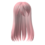 🍀Manga Messy Long Hair - Pink