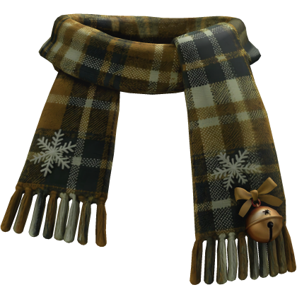 Yellow Christmas Plaid Scarf 1.0 Roblox item