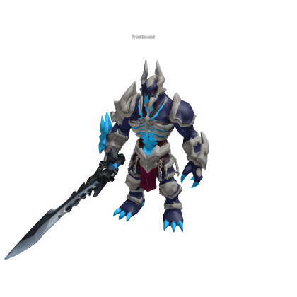 Frostbound Warrior Monster with Sword -No Scripted