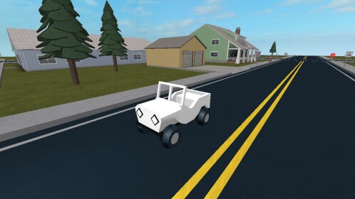 NEIGHBORHOOD ROLE PLAY *WORKING DOORS AND CARS*