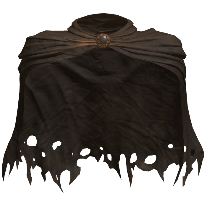 Worn Distressed Brown Paladin Cloak