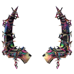 The Riddle of The Cheshire Cat Veil-piercer Horns