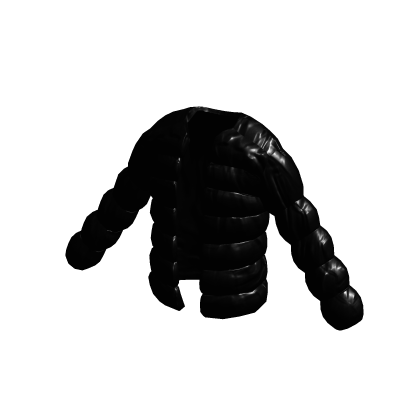 Shiny Black Puffer Jacket