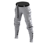 Techwear Cargoes White Black