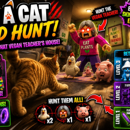 be a cat and hunt
