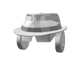 Shiny White Fedora+Headphones+shades