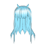 Light Blue 02 Hair