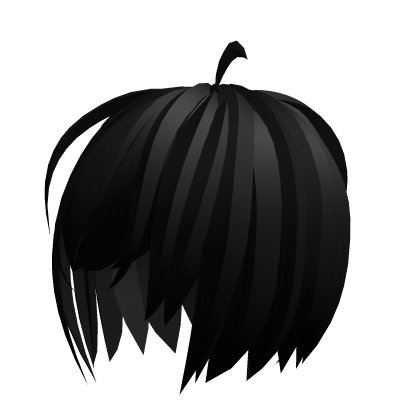 cute black anime hair ^,..,^ Roblox item