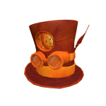 Steampunk Top Hat of fire