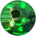 Defeat Nuclear Fallen King Roblox badge thumbnail