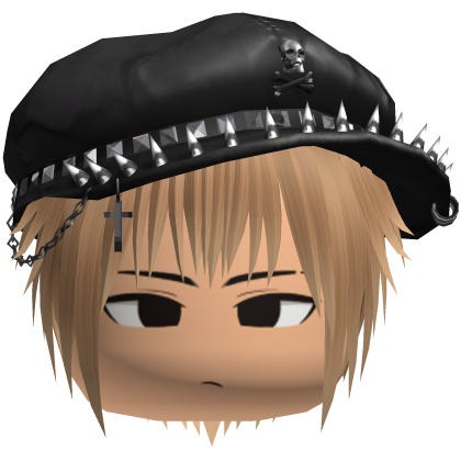 Vkei Moe Light Brown Messy Hair /w Spiky Hat