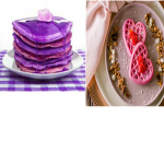 Purple Pancakes Pink Waffles