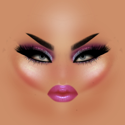 Purple Glitter Bomb Roblox decal
