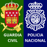 Guardia Civil y Cuerpo Nacional Policia MADRID GOD