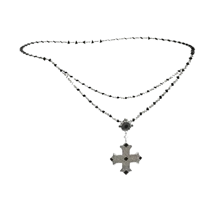 Silver Vkei Cross Pendant | Roblox Item - Rolimon's