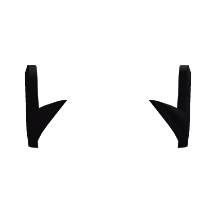 Pointy Sideburns Black Roblox item