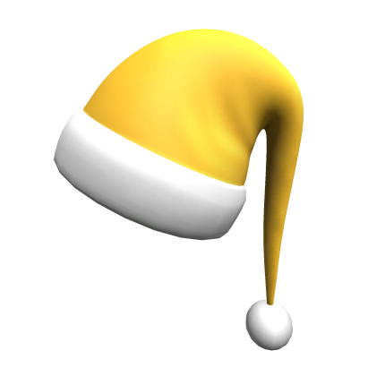 Yellow Christmas Santa Hat Roblox item