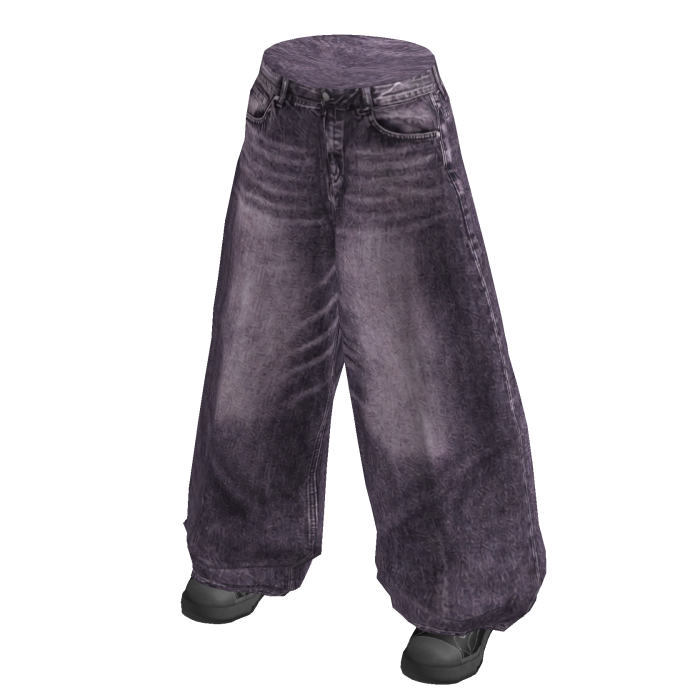 Violet Acid Wash Pants