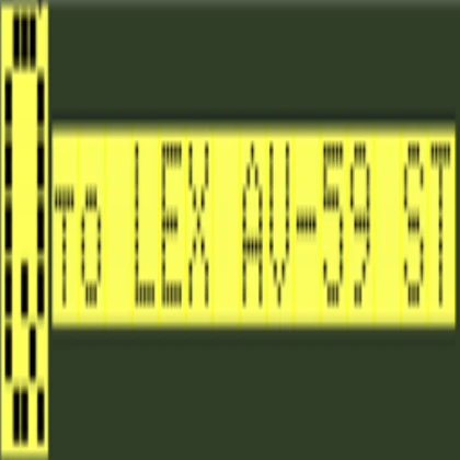 R46 Q Train Sign