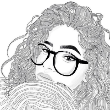 Girl With Glasses Roblox decal