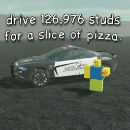 drive 126,976 studs for a slice of pizza icon
