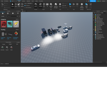 Cars and raps maybe a UFO