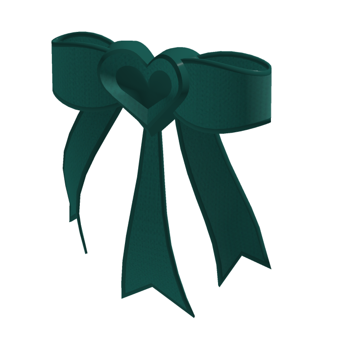 Dark Cyan Coquette Bow for Korblox