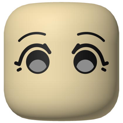 (Colorable) Chibi Stare Face Roblox item