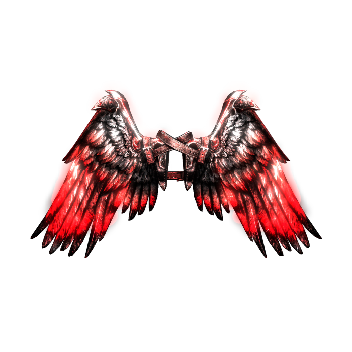 [EMISSIVE] Add-On Sayap Icarus Merah