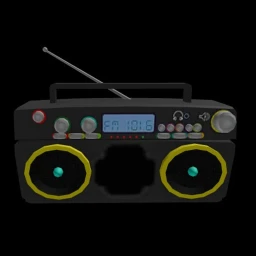 Neon 80s Boombox icon