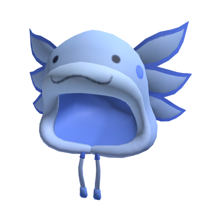 Plush Blue Axolotl Hoodie