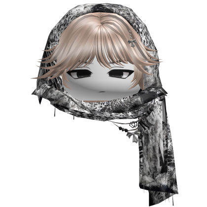 Headscarf Emo Boy Hair Platinum Roblox item