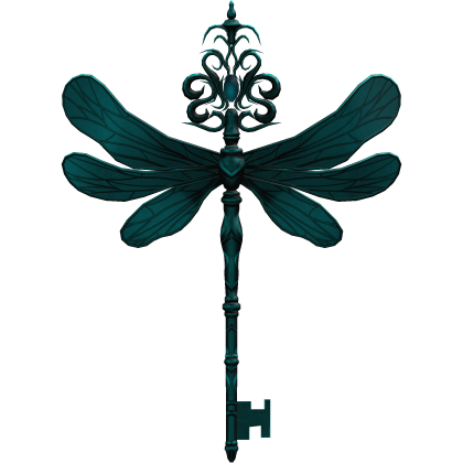 Turquoise Blue Magical Dragonfly Key  Roblox item