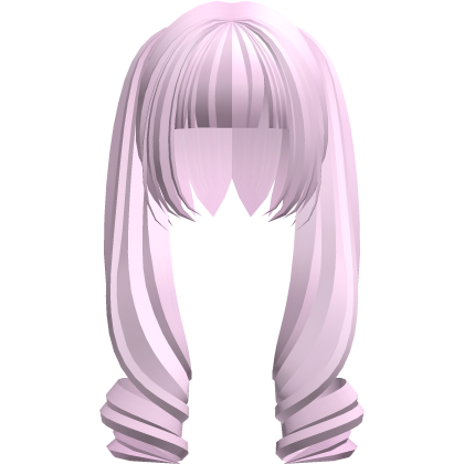 ۶ৎ | cute long anime pigtails moe pink hair Roblox item