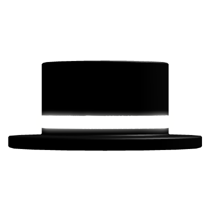 White Banded Emissive Black Tophat
