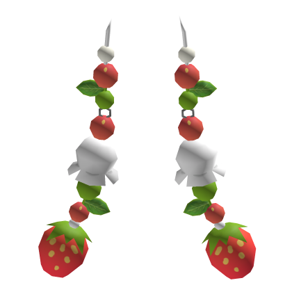 🐞 beads igari strawberry 🍓(ponytails)