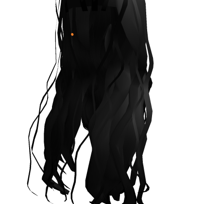 Black hair with bangs 