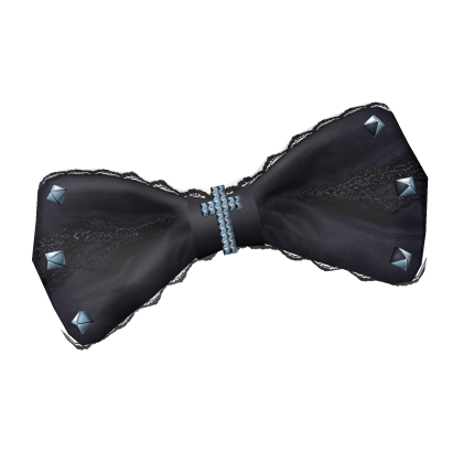 🖤 Black Lace Noir Bow