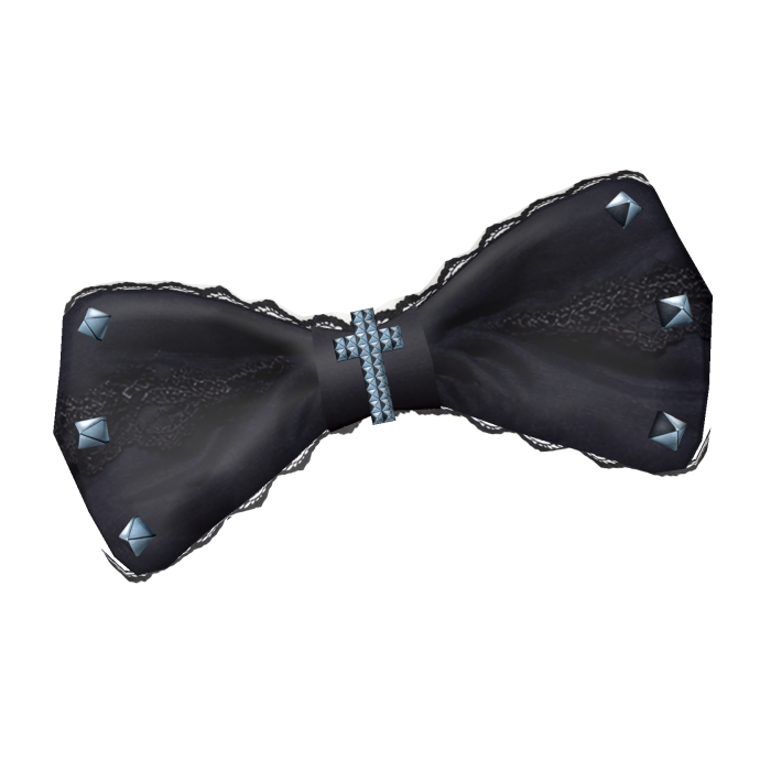 🖤 Black Lace Noir Bow
